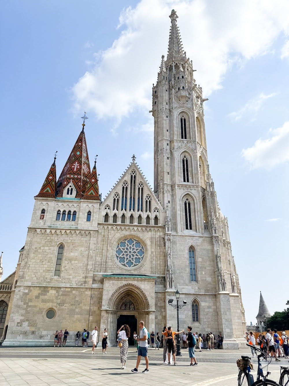 Holy Trinity Statue & Matthias Church
