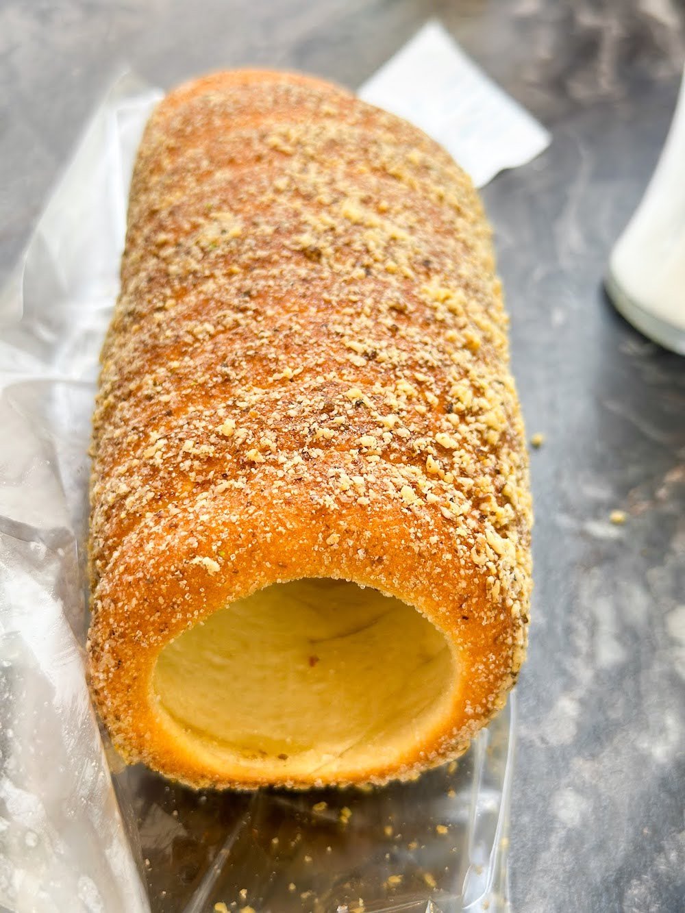freshly baked chimney cake - things to do in Budapest