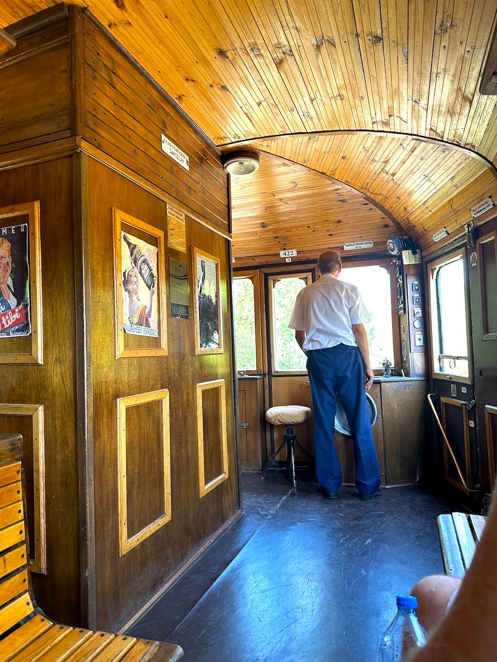 riding the train in Skanzen museum - Budapest things to see and do