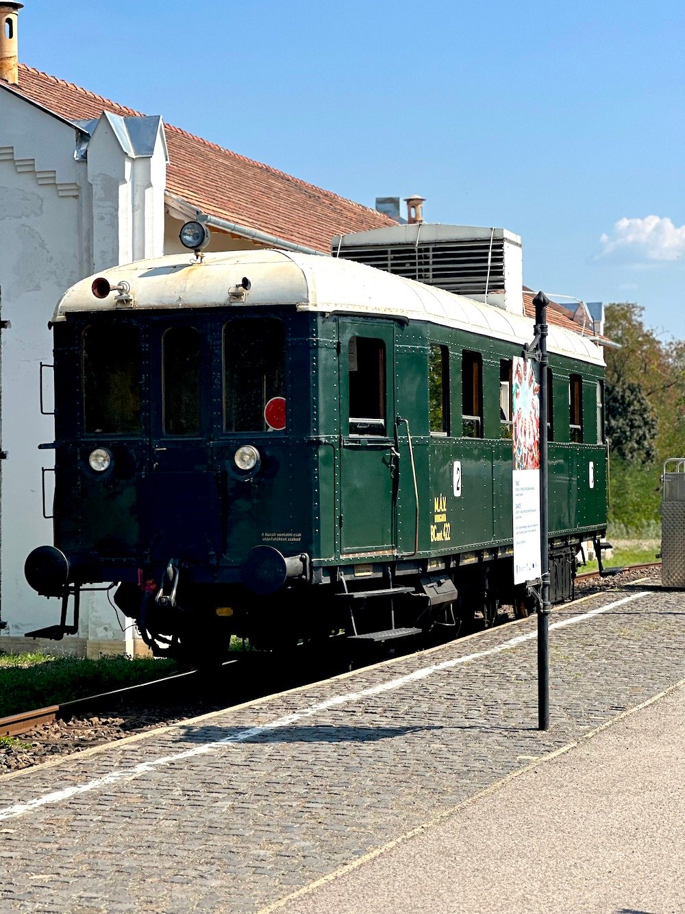riding the train in Skanzen museum - Budapest things to see and do