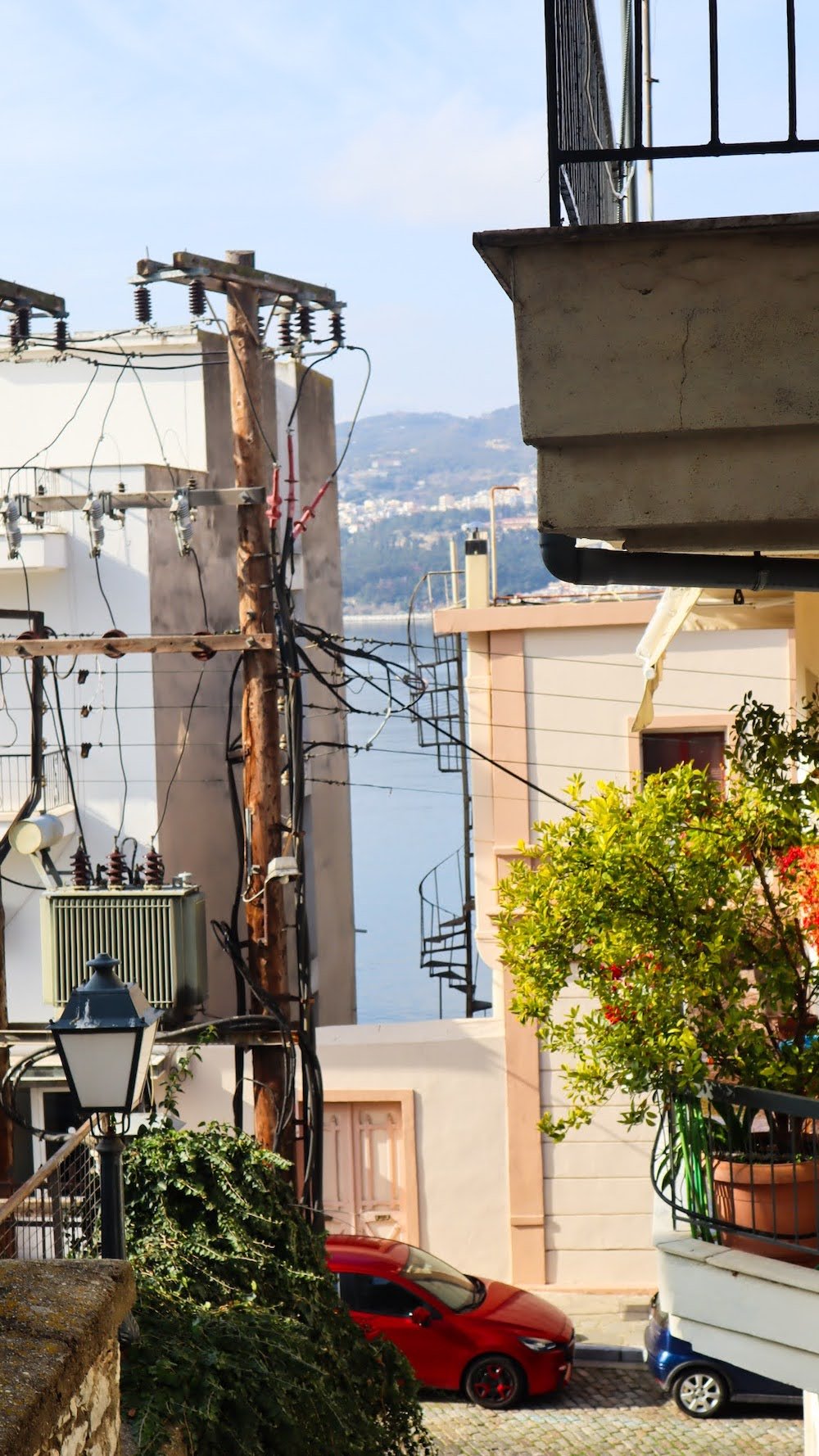 Panagia, Mohammed Ali's House, Church and Sea