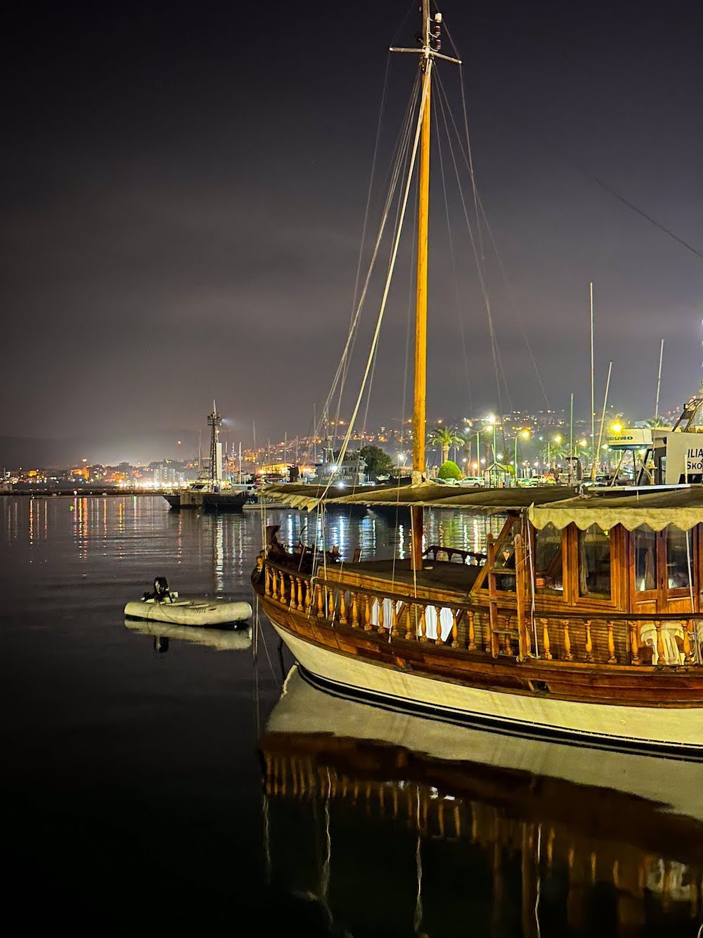 evening walk and viiew Kavala