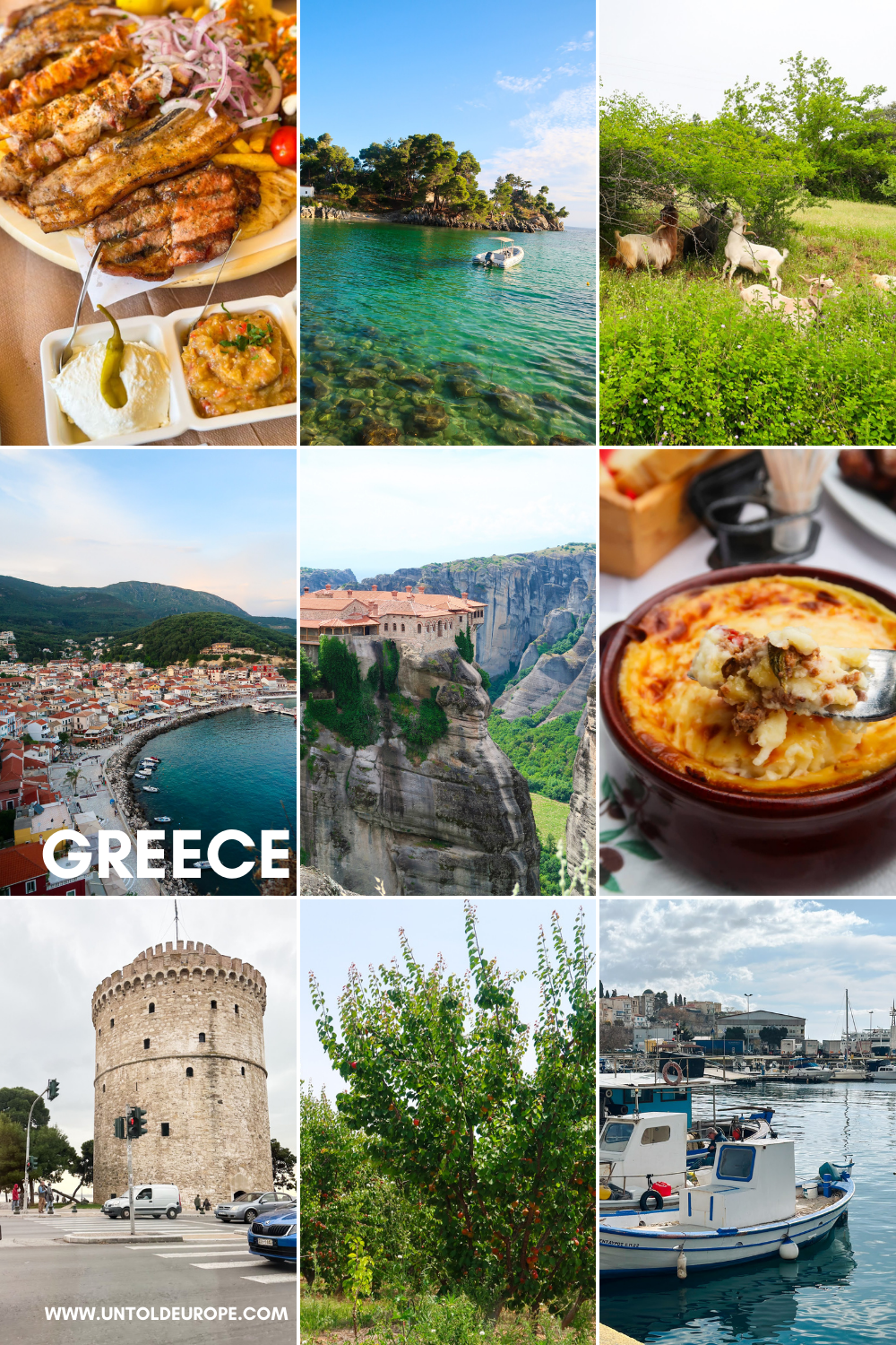 Traveling through Northern Greece! If you’ve got a trip coming up to the Northern part of Greece, here are some of the best things to see and do there.  Relax on the stunning beaches, discover ancient ruins, and enjoy delicious food! Some of the destinations include Halkidiki, Thessaloniki, Meteora and Parga.
